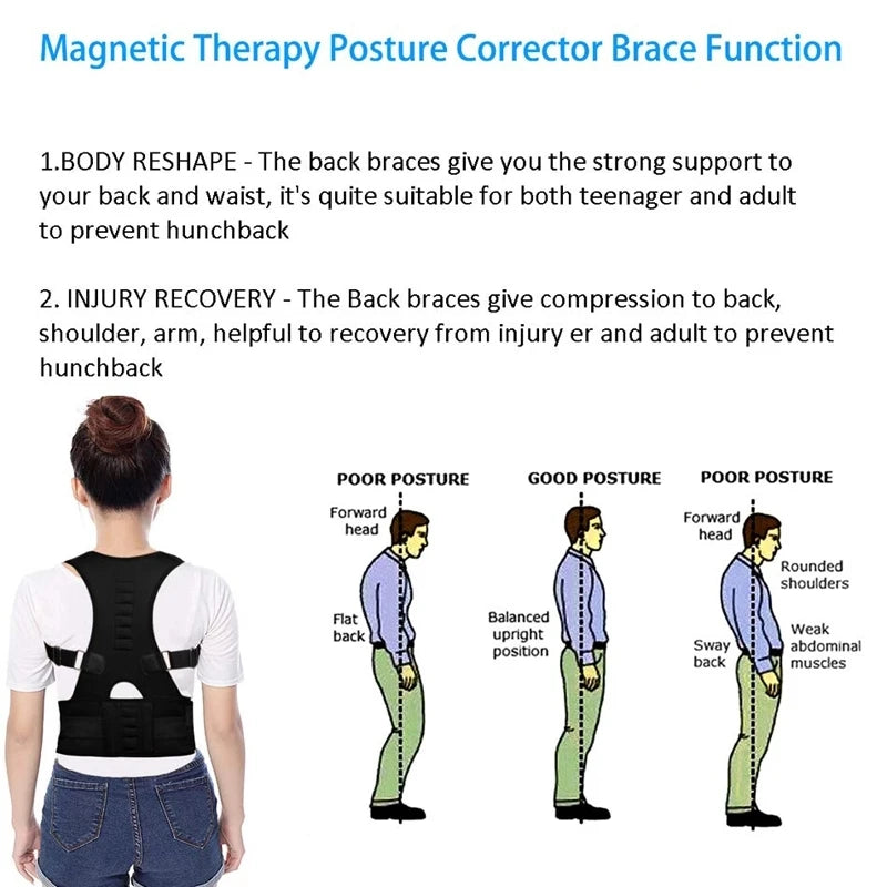 Adjustable Back Waist Posture Corrector Belt