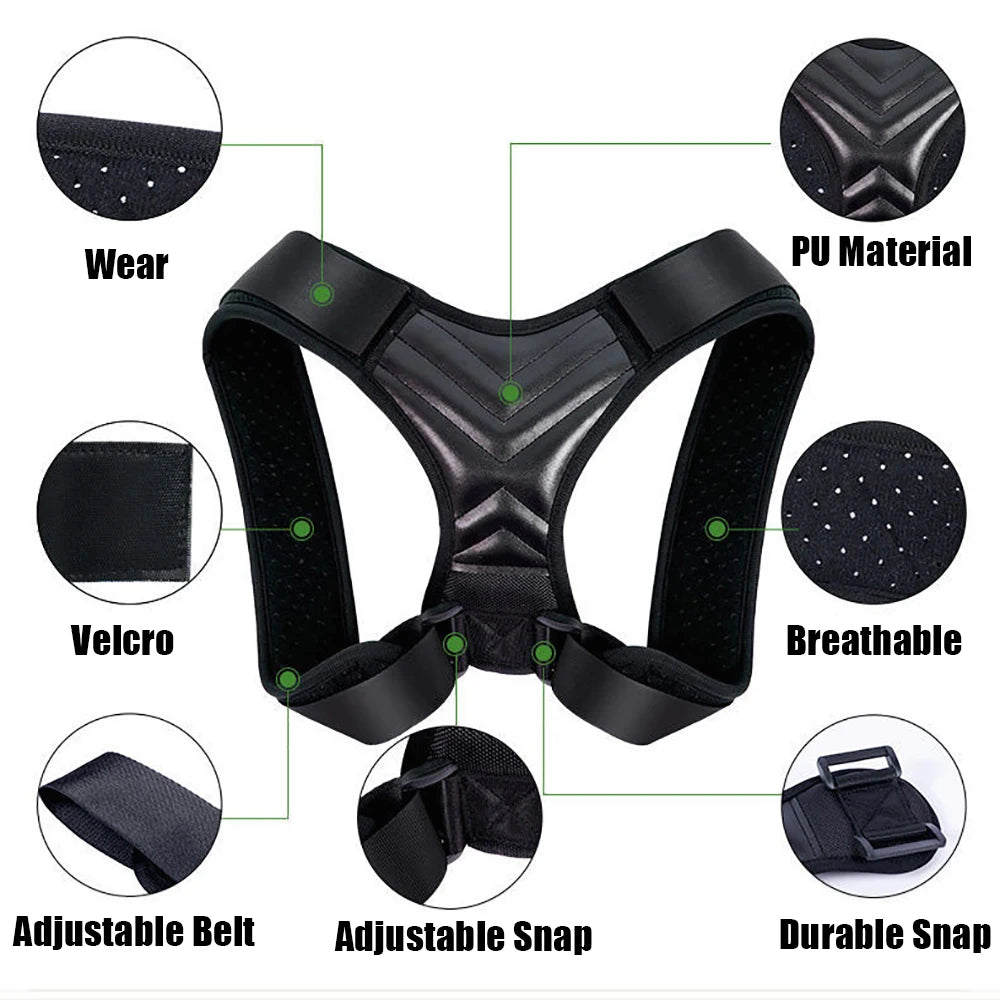 Adjustable Posture Corrector for Home