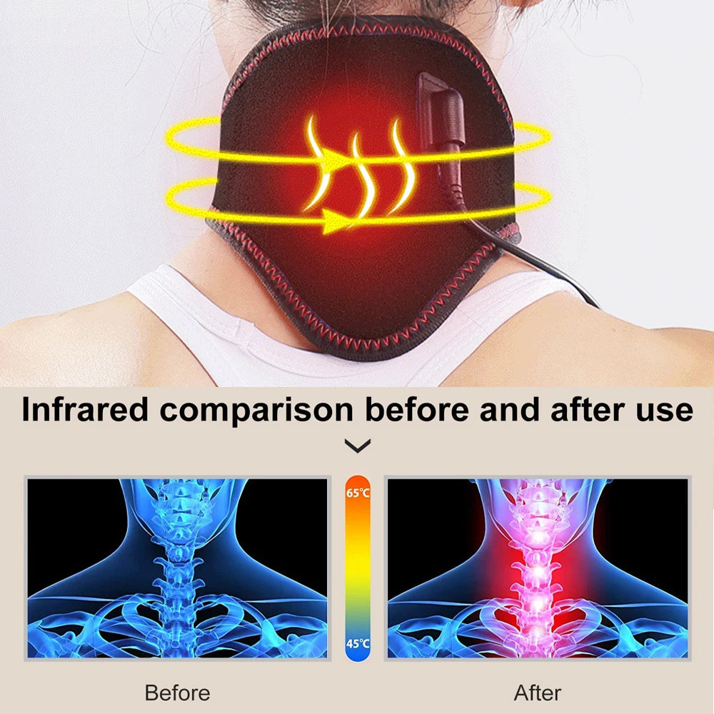 Neck Heat Wrap for Pain Relief