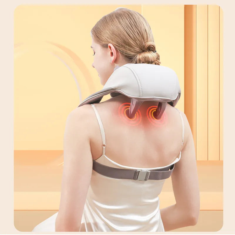 Wireless Shiatsu Massager with Heat