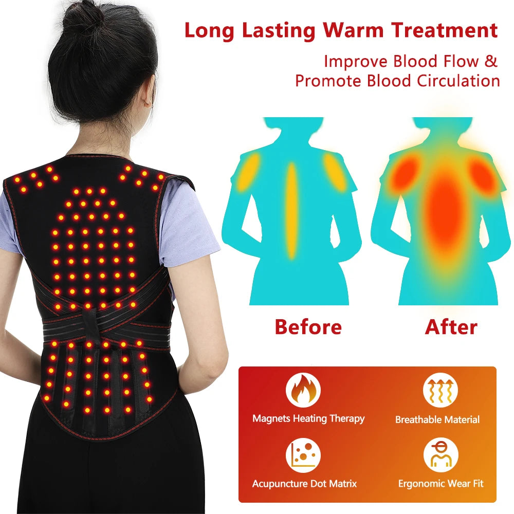 Self Heating Back Support Waist Brace