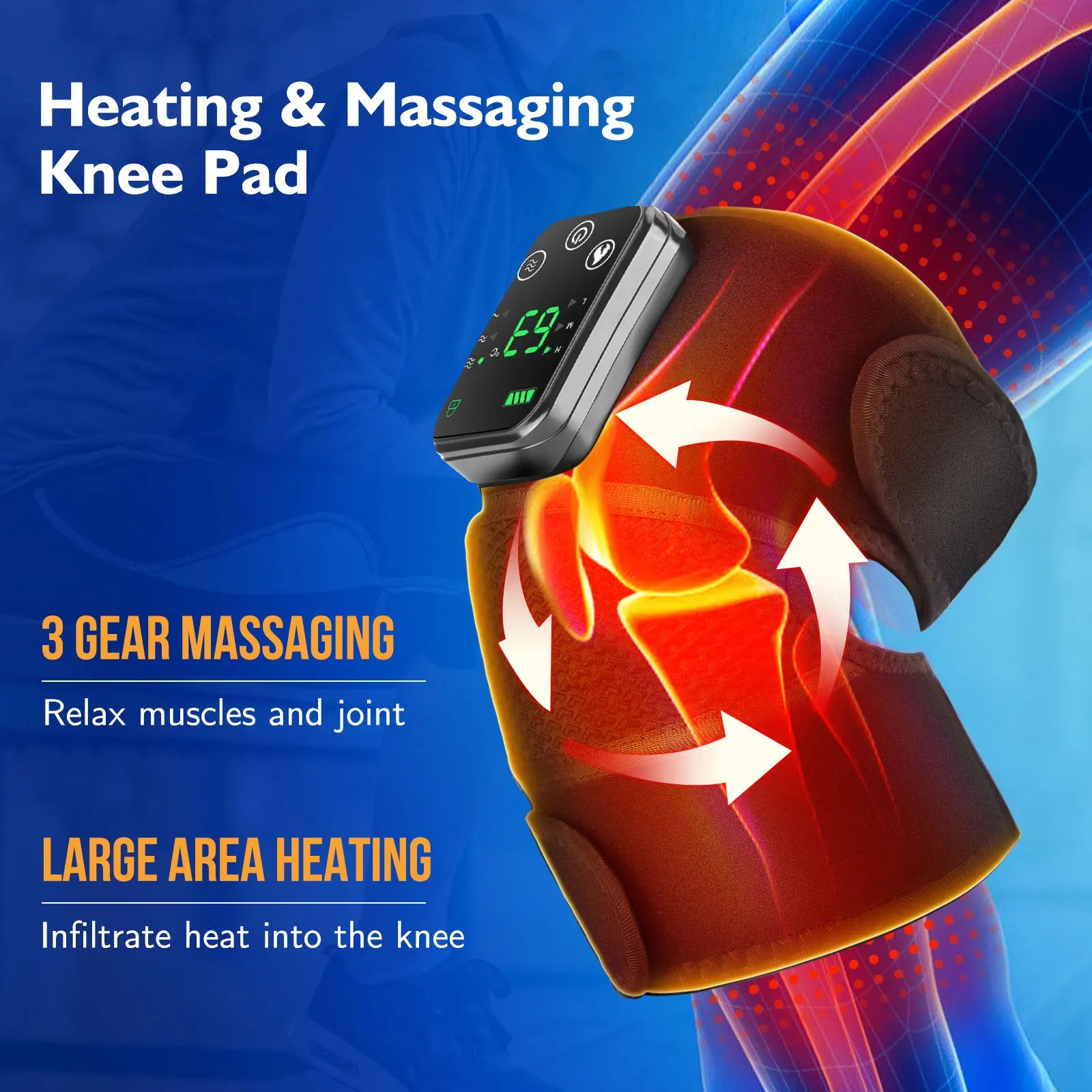 Electric Heating Knee Massager